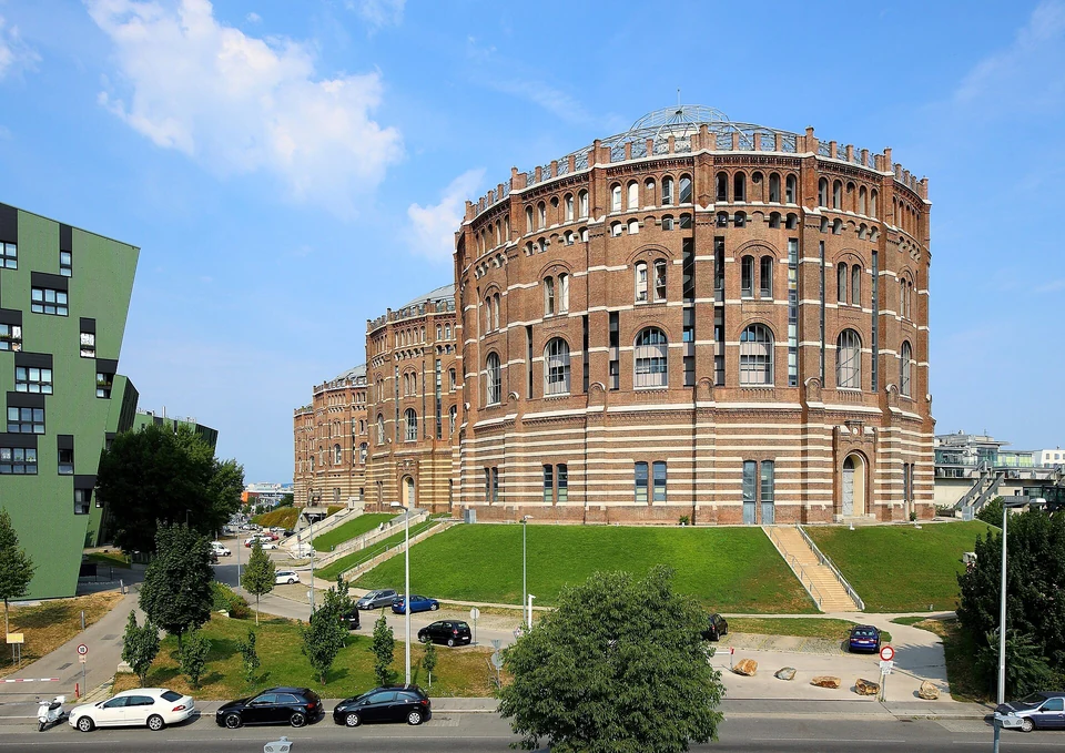 Gasometer · Außenansicht des Standorts