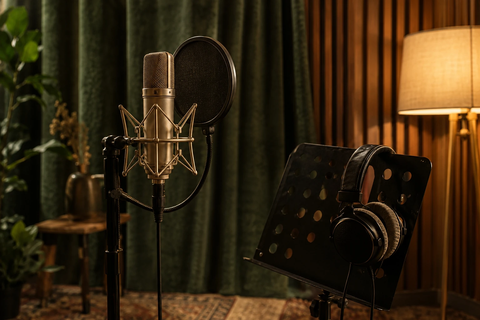 Konzeptbild einer Vocal-Booth